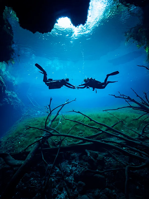 Cavern diving with Scuba Alux in Mexico