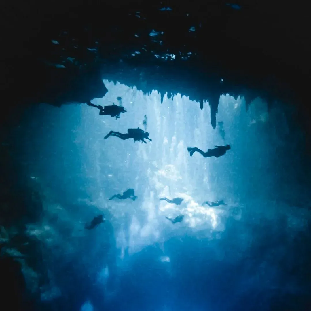Cavern diving Playa del Carmen